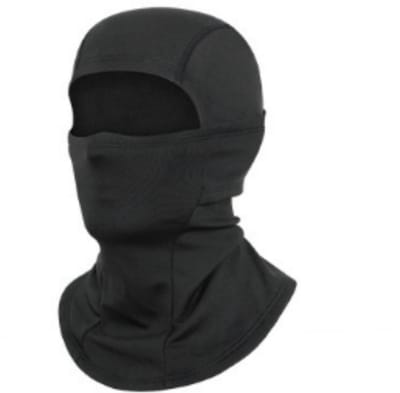 1 x Skimutsen - Bivakmuts - Kap - Hoed - Fleece gevoerd, winddicht - Geschikt voor fietsen in de winter, skiën en buitensporten - Multifunctionele thermische muts - Kindermaat - Hennepzwart