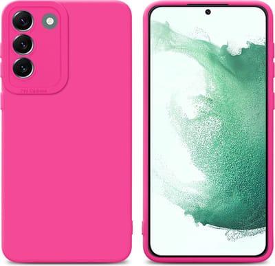 Cadorabo Hoesje geschikt voor Samsung Galaxy S22 PLUS in FLUID HOTPINK - Beschermhoes gemaakt van flexibel TPU silicone Cover Fluid Case