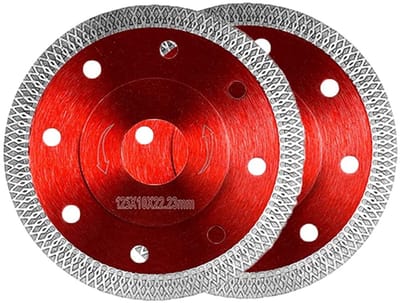 EXCITAT 125 mm diamantzaagblad voor droog zagen - keramisch zaagblad - voor porselein, tegels, turbines, marmermachines en haakse slijpers
