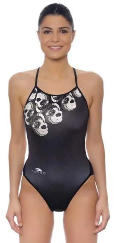 Turbo Skulls King Zwemkleding Zwart S Vrouw