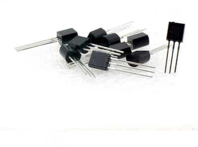 Transistor NPN - 2N2222A component - Elektronica projecten - TO-92 behuizing - 10 stuks - null