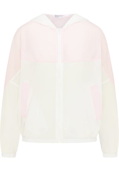 Mymo Windbreaker Dames Wit Roze