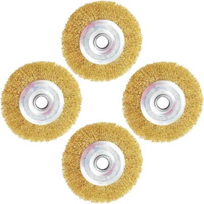 Voegenborstel Set - Onkruidborstel Staal - Nauwkeurig Reinigen - 4 Stuks RVS - 1 cm Breed - Zilverkleurig