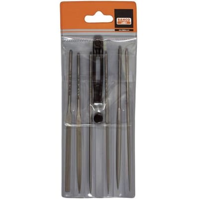 Bahco 2-470-16-1-0 Naaldvijlenset 160 mm, 6-delig in kunststof tas Lengte 160 mm 1 stuk(s)