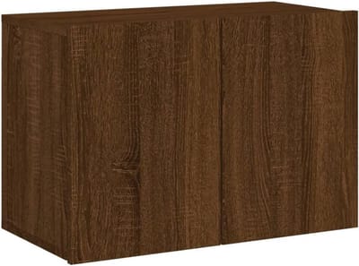 Wandmeubel voor TV - bruin eiken 60x30x41cm