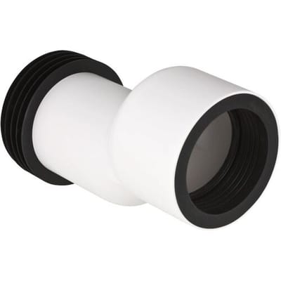 Geberit Monolith aansluitbuis voor wandcloset, 3cm etagiert, alpine wit, 131.085.11.1