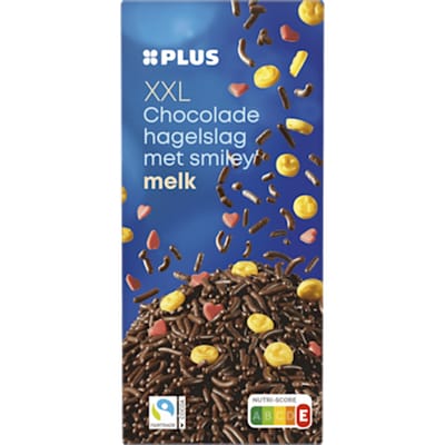 XXL Hagelslag melk met Emoji's