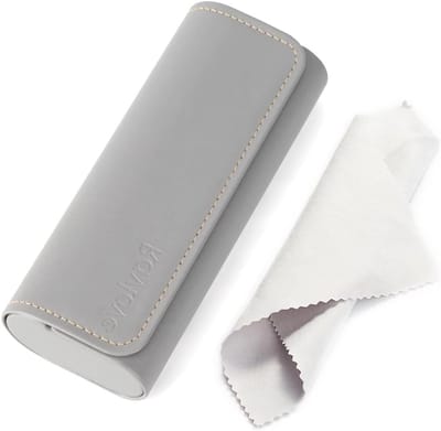 Set van 2 Harde Brilhoezen, Universele Neutrale Brilbescherming voor Kleine en Middelgrote Brillen