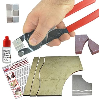 Handtegelsnijder voor Keramische Tegels en Glas - Ideaal voor Muur en Vloertegels, Eenvoudig te Gebruiken en Nauwkeurig