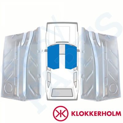 Reparatiepaneel voorste vloer voor Volkswagen Golf 1 1974-1985 / Links + Rechts