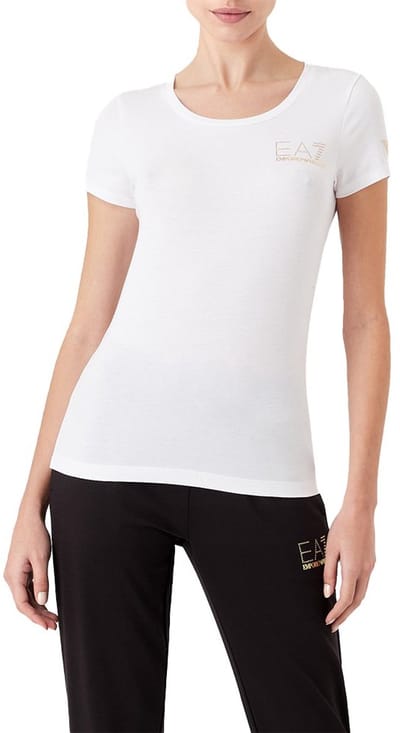 Ea7 Emporio Armani 8ntt65 T-shirt Met Korte Mouwen Wit M Vrouw