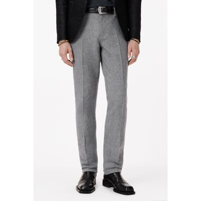 John Varvatos Ely Pants - Relax Pants With Waist Belte Tea Stain Size: 48 | Tailored Pants Outlet | Heren | Grijs
