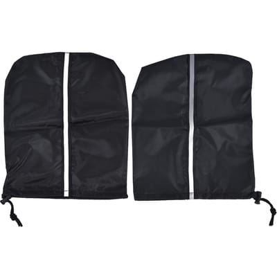 Housse de rétroviseur universelle noire 33 x 27 cm pour voiture black