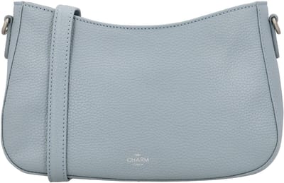 Charm London Washington Schoudertas - Crossbody - Leer - Crossbody - Leren Dames Tas - Lichtblauw