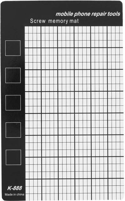 Dailygoods - Magnetische Schroefmat - Reparatiemateriaal - Voorkom Verlies van Schroeven - 14,5 x 9 cm - Handig voor Technisch Werk - Universeel Gebruik