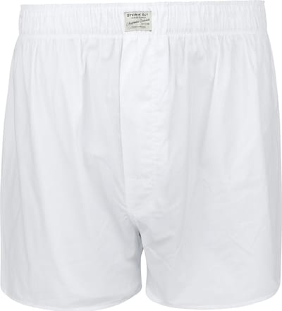 Steppin' Out Boxershort Solid Poplin Wit - Maat S - Heren - Boxershorts