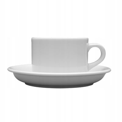 Lubiana Ameryka Kop en Schotel Koffie/Thee 230ml Porselein