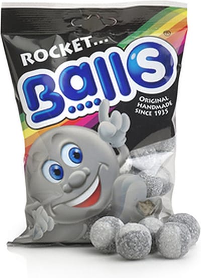 Rocket Balls | Salmiak | 10x 200 gram