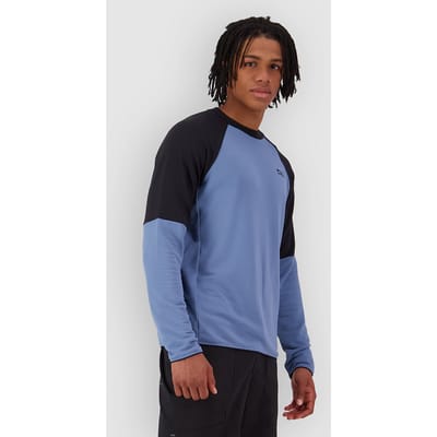 Mons Royale Quad Merino Fleece Trui blauw