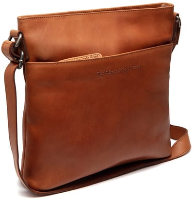 Chesterfield Lunton Waxed Pull Up Schoudertas - Cognac