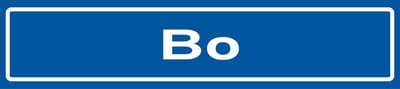 Fotofabriek Straatnaambord Bo | Straatnaambord met naam | Cadeau Bo
