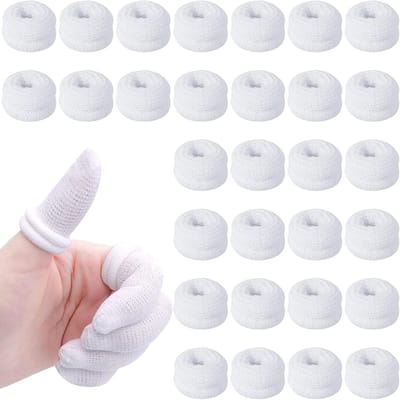 30 Stuks Vingerbandages - Vinger Pads, Patches en Tape voor Bescherming bij Werk en Keuken, Ideaal bij Letsel