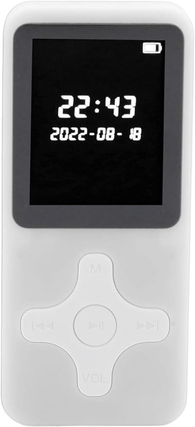 Draagbare MP3 Speler met Bluetooth 5.0, Ingebouwde Speaker en Radio