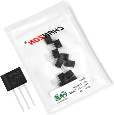 Triac Transistor - Component Z0409MF - Elektronica Reparatie - TO-202 Pakket - 10 Stuks - Zilverkleurig