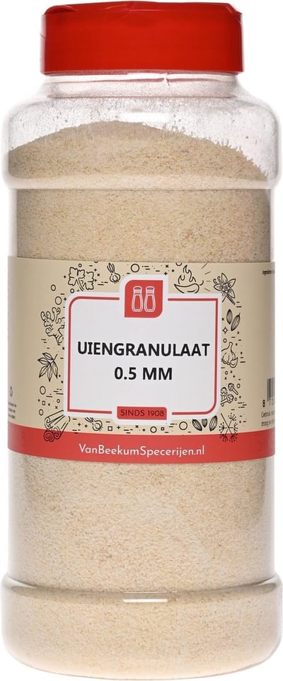 Van Beekum Specerijen - Uiengranulaat 0,5 mm - Strooibus 380 Gram