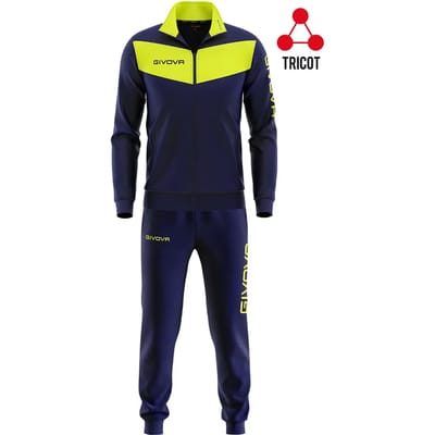 Givova Visa Fluo Trainingspak Geel,Blauw L Man