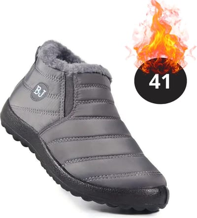 Nivard Snowboots - Sneeuwschoenen - Sneeuwboots - Dames - Wintersport - Ski - Skischoenen - Grijs - 41 - Warm