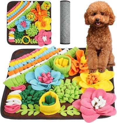 Olfaktor Hond Voedingsmat voor Training en Mentale Activatie - Wasbare en Antislip Puzzle Mat voor Huisdieren
