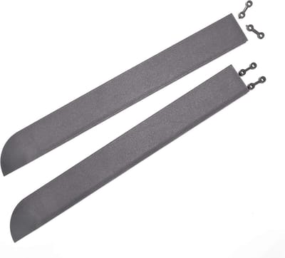 Weerbestendige Outdoortegels 38 x 38 cm - Donkergrijze Terrastegels voor Tuin en Terras - Set van 2