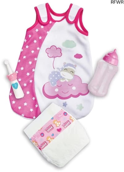 RFWR® Zorgeloze Slapen: 4-delige Baby Accessoires Set voor 30-38 cm Poppen