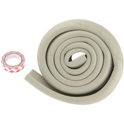 Protection de bordure pour bébé type L Coussin de protection élastique élevé pour bordure de meuble pour la sécurité de la maison(gris ) grise