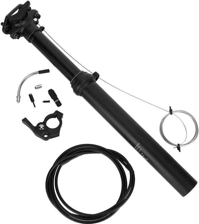 Verstelbare Zadelpen - Fiets Zadelsteun - Comfortabel Fietsen - Oliedruk Systeem - 30.9 of 31.6 mm - Zwart