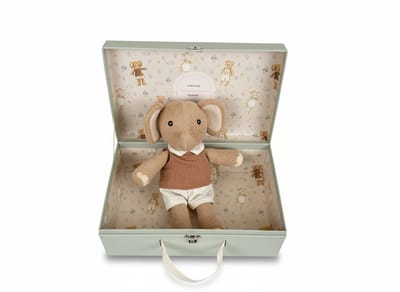 Egmont Toys Knuffel Olifant de Ollie Cadeaudoos.