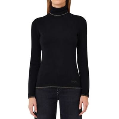 Slim fit shirt met lange mouwen van viscosemix model 'MAGLIA CHIUSA'