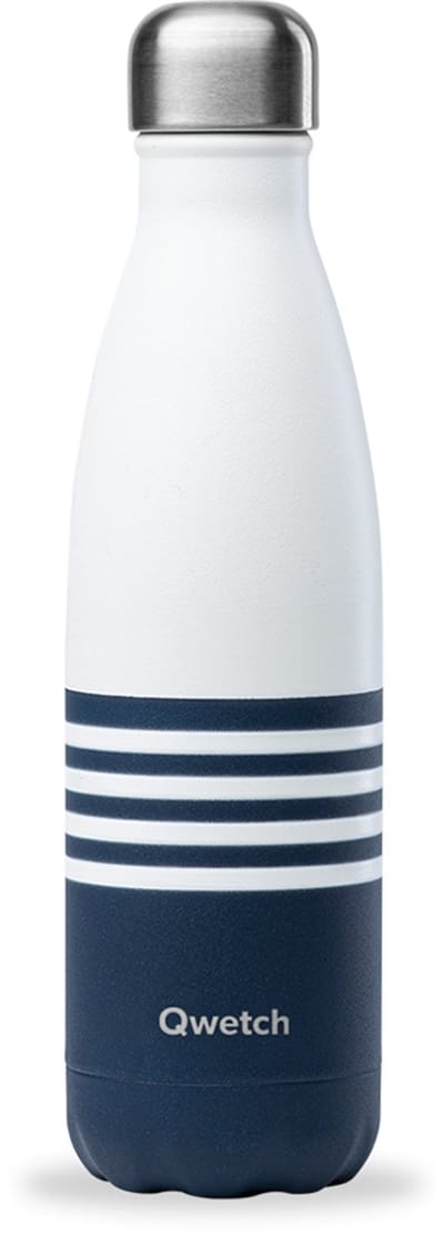 Qwetch Thermosfles - Originals Marinière Blauw
