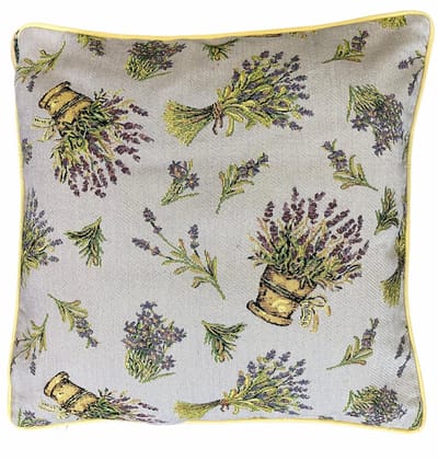 Kussenhoes - Gobelin - Lavendel - paars - 45 x 45 cm