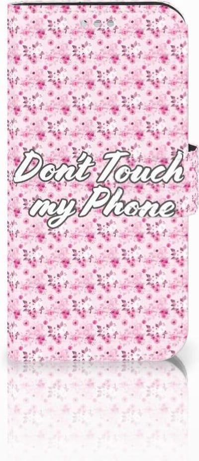 Samsung Galaxy S7 Portemonnee Hoesje Flowers Pink DTMP