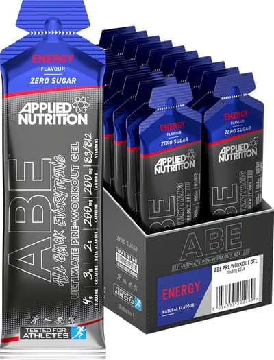 Applied A.B.E Pre Gel - 20 x 60 ml - Applied Nutrition - Energy