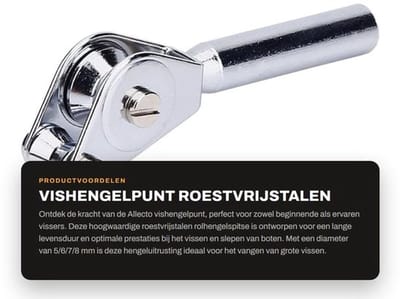 Hengeluitrusting - Roestvrij Stalen Rolhengelspitse - Hoogwaardige Rolgeleiders - Duurzaam - Lange Levensduur - Geschikt voor Zware Vislijnen - Rolgeleider