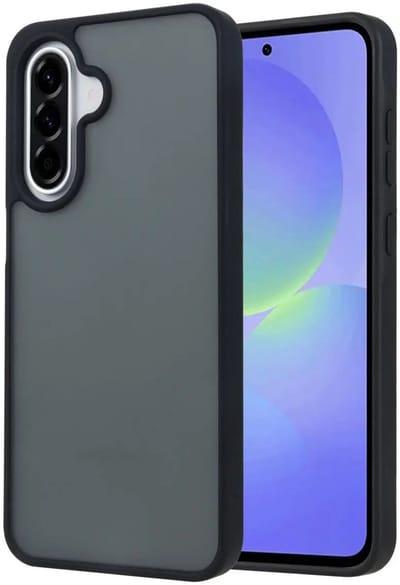Hoesje Geschikt voor Samsung Galaxy A36 - Matte Back Cover - Zwart