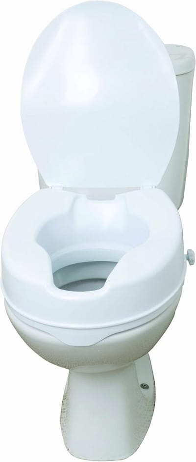 Verhoogd Toiletzitje met Deksel - 15 cm Verhoging