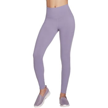 Skechers Go Walk High Waisted Legging W03LG30B-GYPR, Vrouwen, Purper, Leggings, maat: M