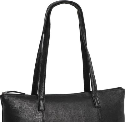 Daniel Ray Leather Shopper 14'' Akron Zwart