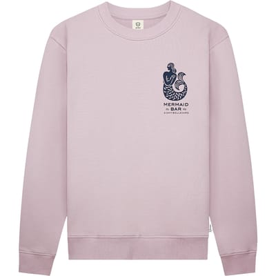 A-DAM Sweatshirt Dusty Pink Mermaid Ficus Size: S | Sweaters Outlet | Heren | Roze