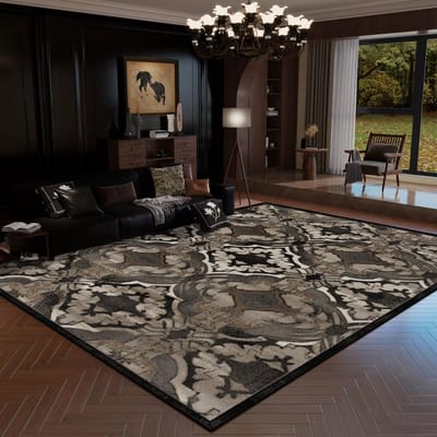 Hoge Luxe Retro Stijl Grote Woonkamer Kleden Kamerdecoratie Bed Einde Antislip Wasbaar Tapijt Lounge Sofa Zachte Vloermat Tapis 60*90cm