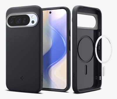 Spigen Nano Pop MagFit Hoesje Geschikt voor Google Pixel 10 Pro XL - Back Cover Compatibel met MagSafe & PixelSnap - Zwart